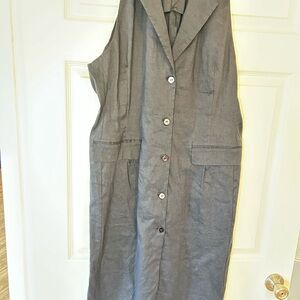 Zara Black Sleeveless Vest Dress